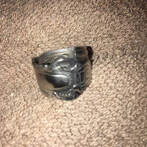 Stainless steel spoon ring size 8.5
